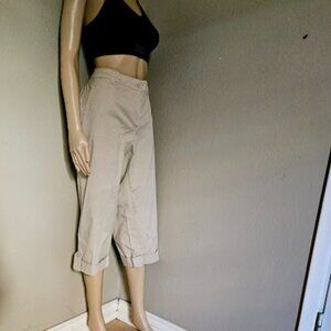 Avenue Women’s Cargo Modern Fit Pants Beige Size 16